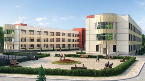 Монолит новой школы в ЖК «Нахабино Ясное» готов