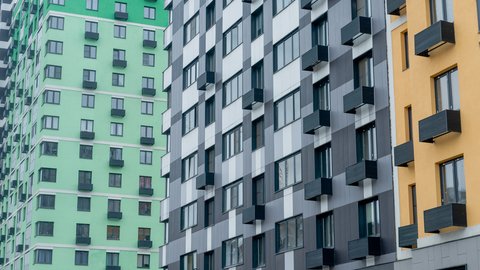 Фасады в ЖК «Лучи» помогают экономить жильцам на квартплате
