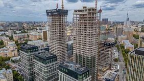 Отлито в монолите: в комплексе SLAVA закончили каркас первой башни из четырех