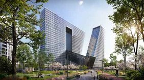 Проплывая над Москвой: на Звенигородском шоссе строится комплекс с круглогодичным бассейном на крыше